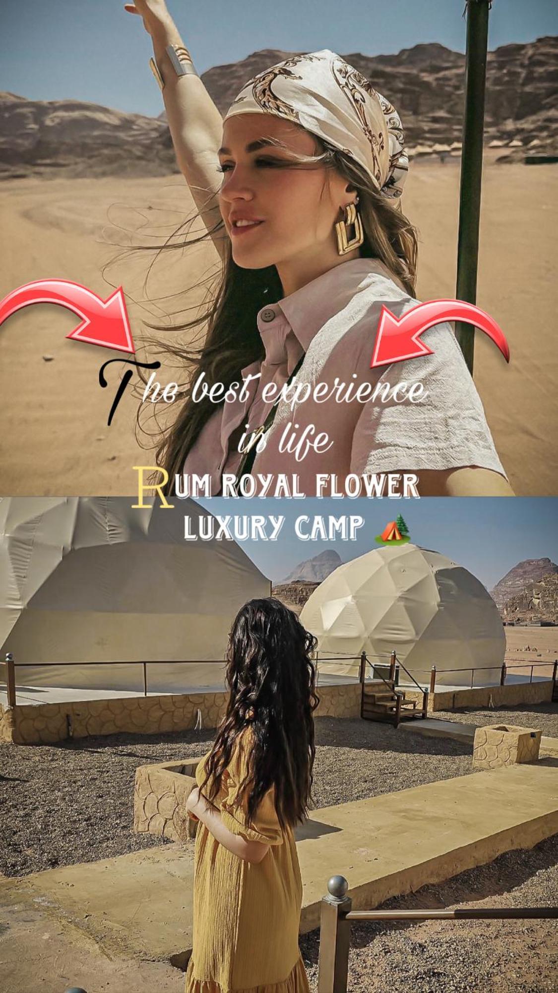 Rum Royal Flower Luxury Camp Wadi Rum Buitenkant foto